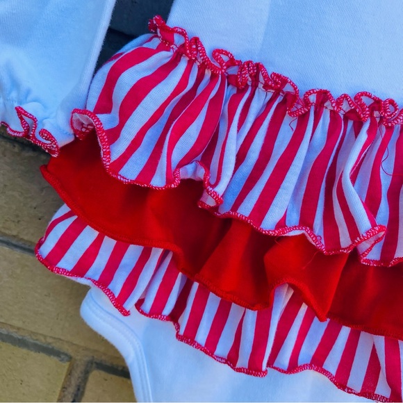 Mud Pie Girls Size 18-24 Months Santa Appliqué Christmas Dress NWT - Picture 8 of 8